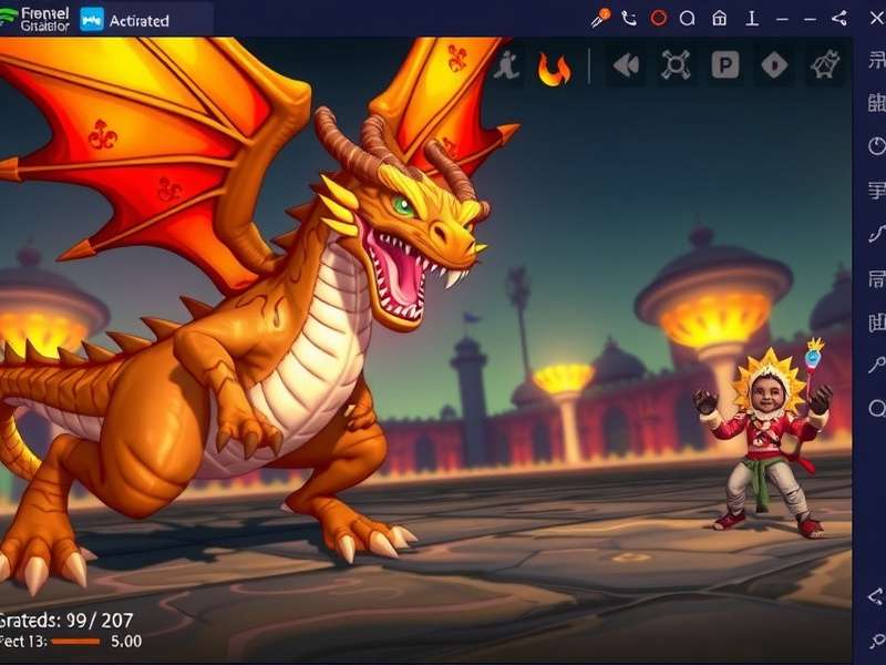 Fennel Dragon Gladiator character customization screen